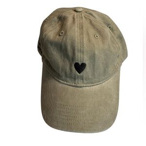 Heart Atticus Women’s Cotton Strap Back Hat Love Her But Leave Her Wild MINTY